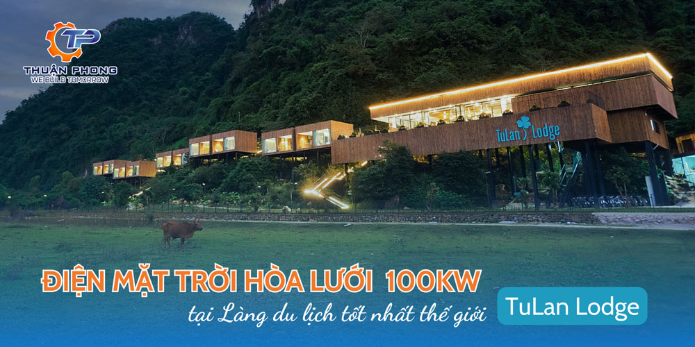 Lắp đặt điện mặt trời áp mái tại Tú Làn Lodge